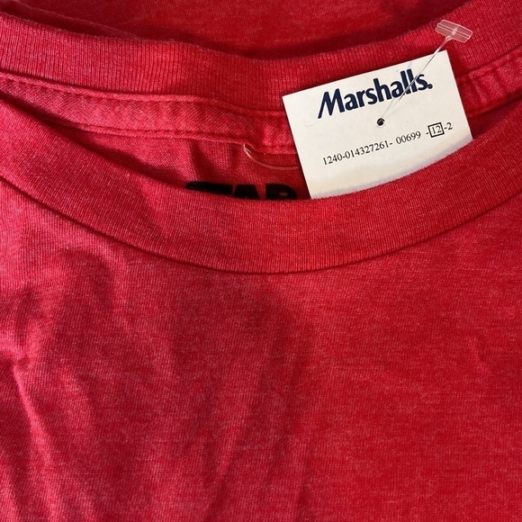 Star Wars “On The Naughty List You Are” Screen Print Short Sleeved Shirt MED NWT - Picture 5 of 7